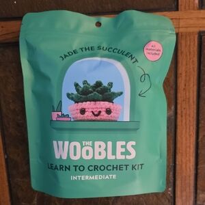 The Woobles Jade the Succulent Crochet Kit - Green